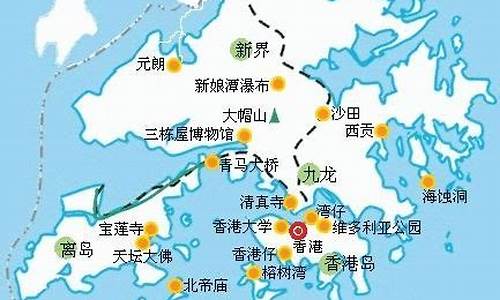 去香港旅游路线,去香港旅游路线攻略图