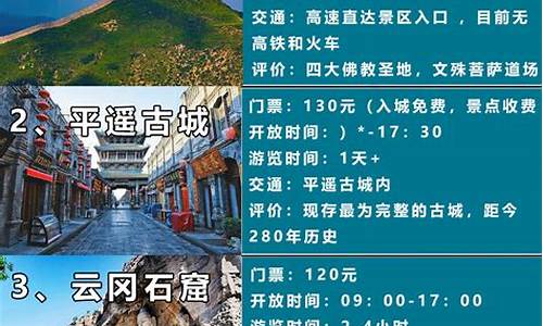 山西旅游景点门票,山西旅游景点门票优惠政