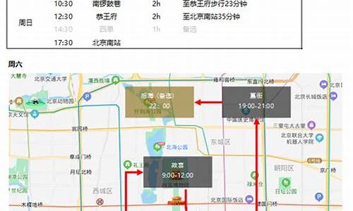 北京自助游路线安排最新_北京自助游攻略路线图