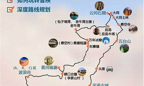 自驾游陕西旅游路线,自驾游陕西旅游路线图