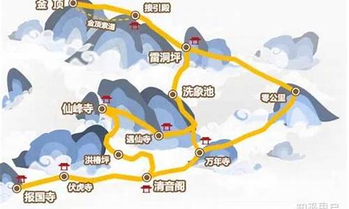 成都到峨眉山旅游自驾线路,成都到峨眉山旅游路线