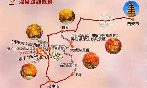 陕西旅游路线设计思路-陕西旅游路线图版